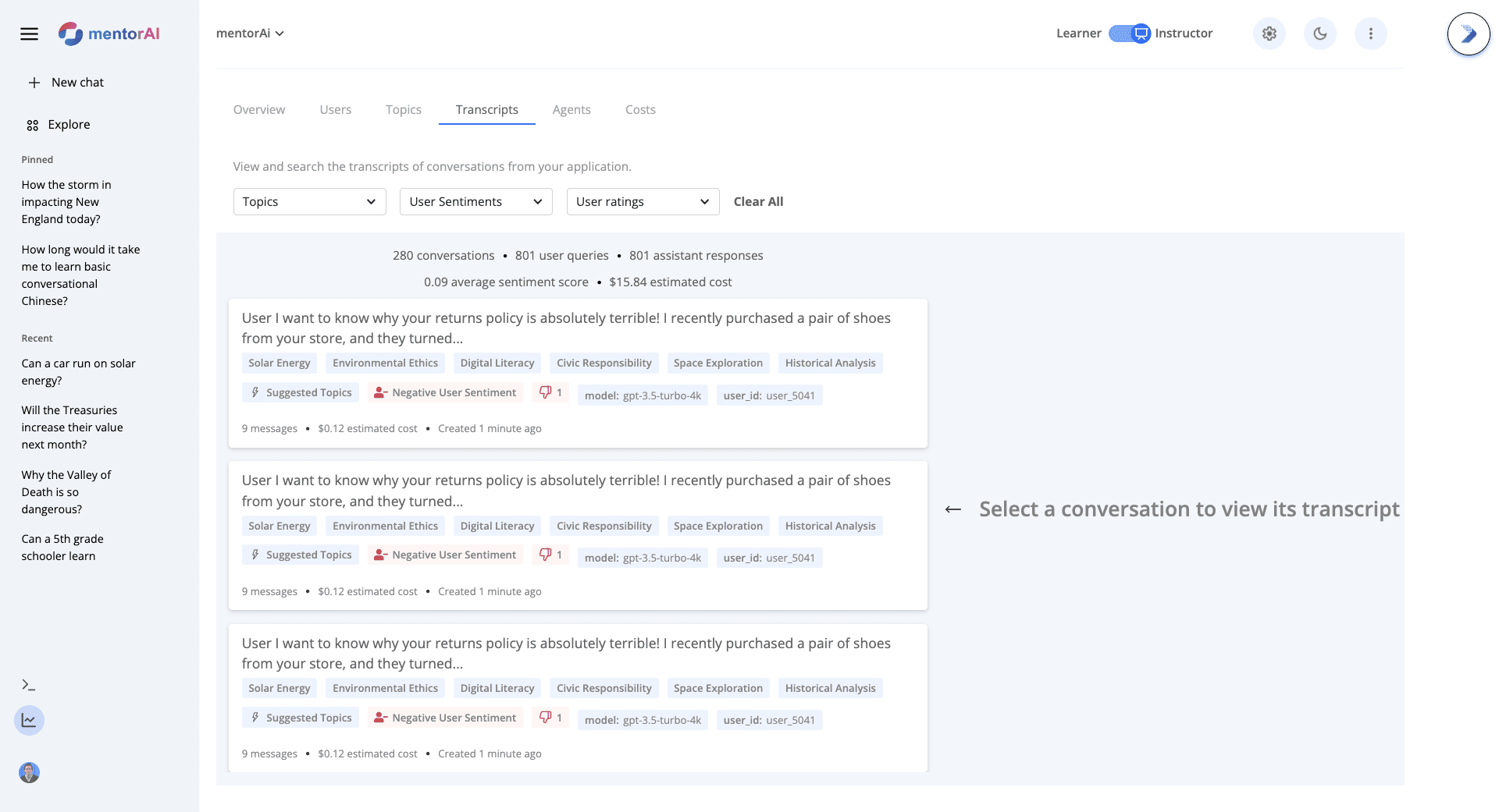 Conversation Analytics